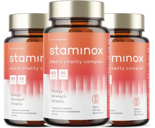 3 × Staminox bottle